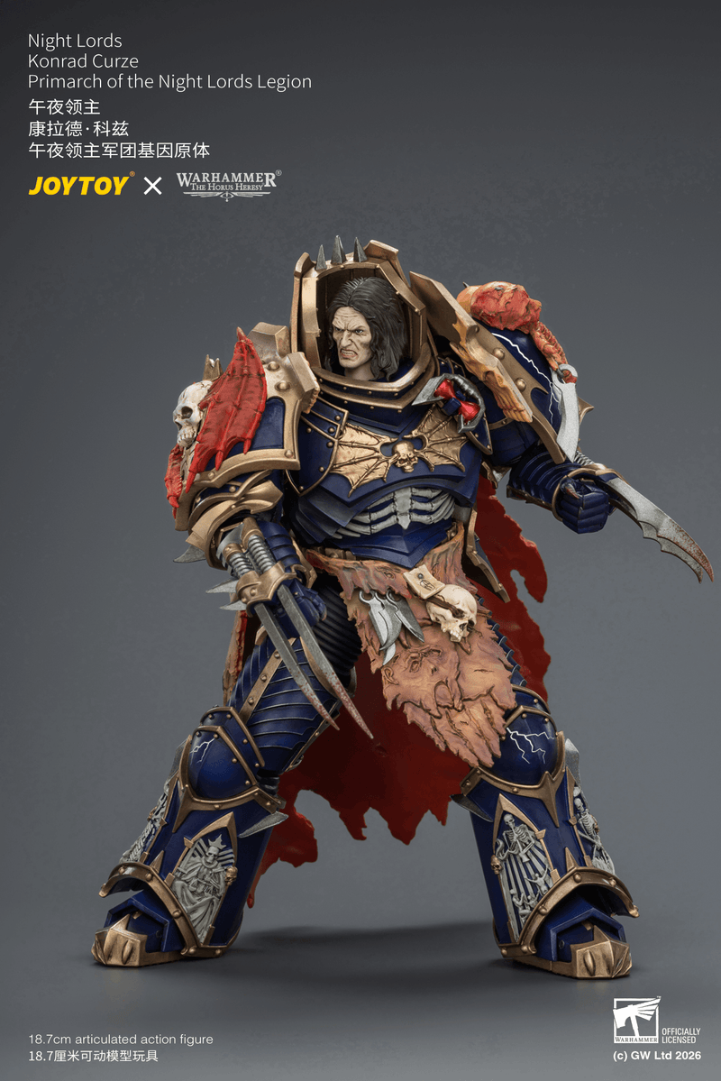 JoyToy - Warhammer: The Horus Heresy - Night Lords Konrad Curze Primarch of the Night Lords Legion (Preorder Q4 2026)