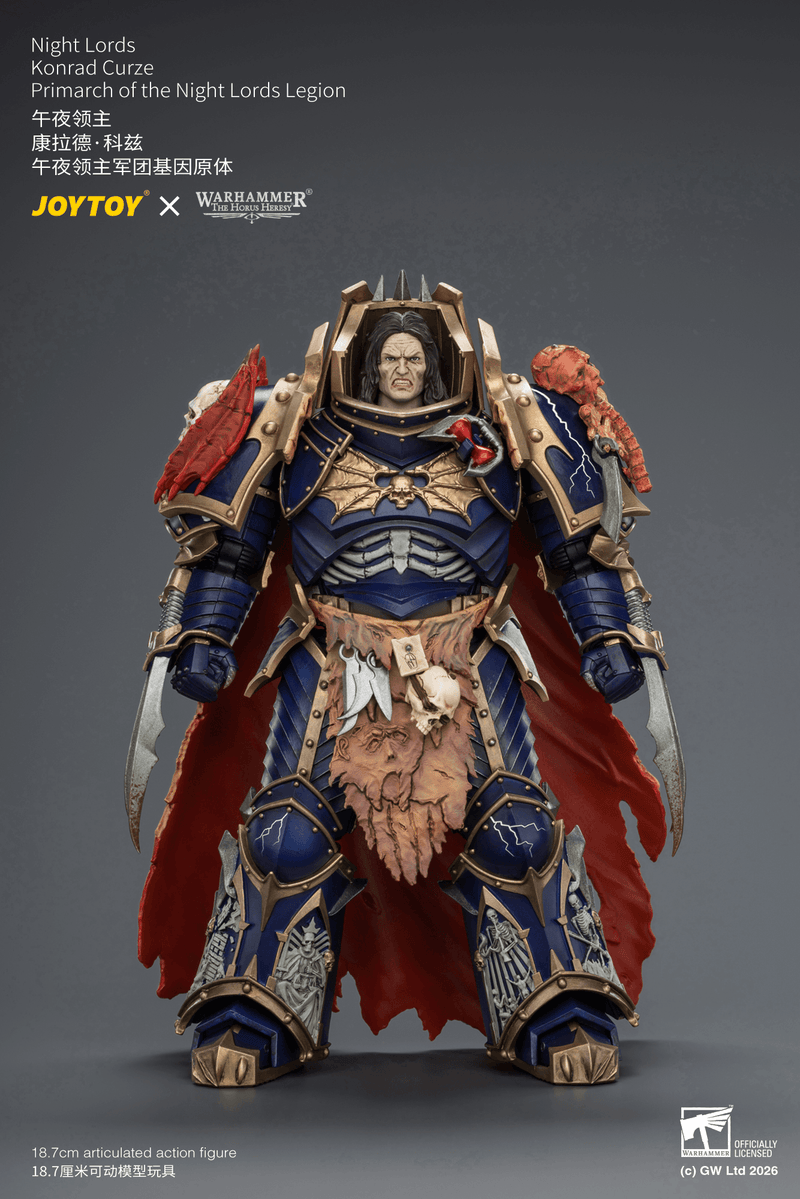 JoyToy - Warhammer: The Horus Heresy - Night Lords Konrad Curze Primarch of the Night Lords Legion (Preorder Q4 2026)