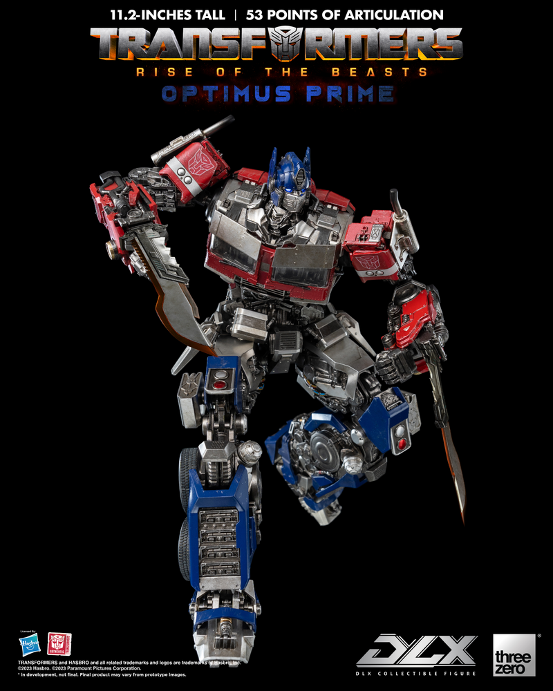 Three Zero - Transformers: Rise of the Beasts - DLX Optimus Prime (preorder Q1 2024) - Collectables > Action Figures > toys -  ThreeZero