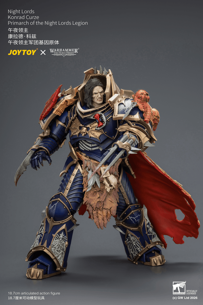 JoyToy - Warhammer: The Horus Heresy - Night Lords Konrad Curze Primarch of the Night Lords Legion (Preorder Q4 2026)