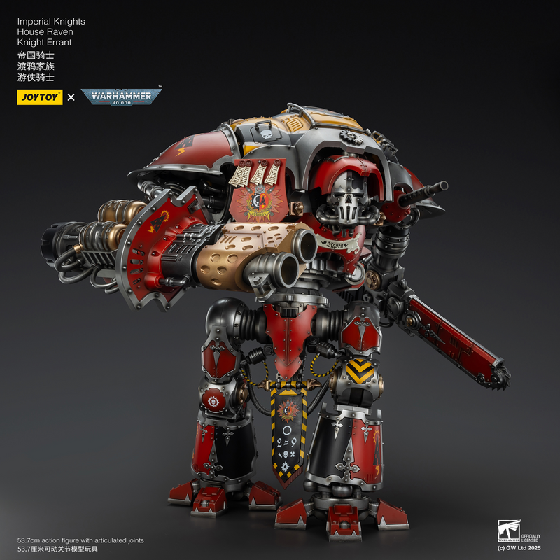 Warhammer 40K - Imperial Knights - House Raven Knight Errant (Preorder December 2025) - Collectables > Action Figures > toys -  Joy Toy