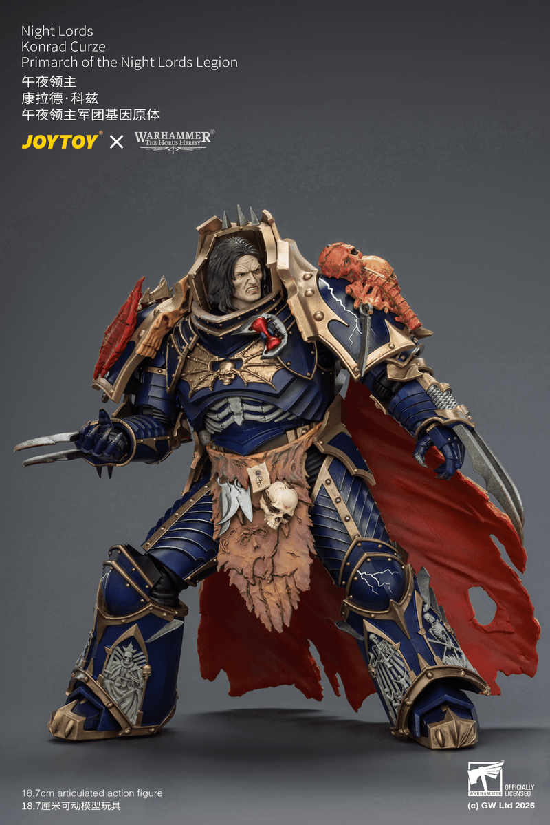 JoyToy - Warhammer: The Horus Heresy - Night Lords Konrad Curze Primarch of the Night Lords Legion (Preorder Q4 2026)