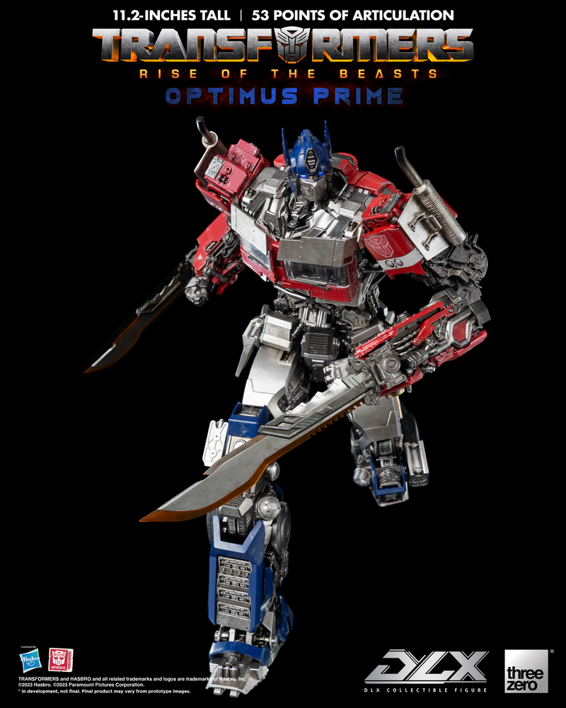 Three Zero - Transformers: Rise of the Beasts - DLX Optimus Prime (preorder Q1 2024) - Collectables > Action Figures > toys -  ThreeZero