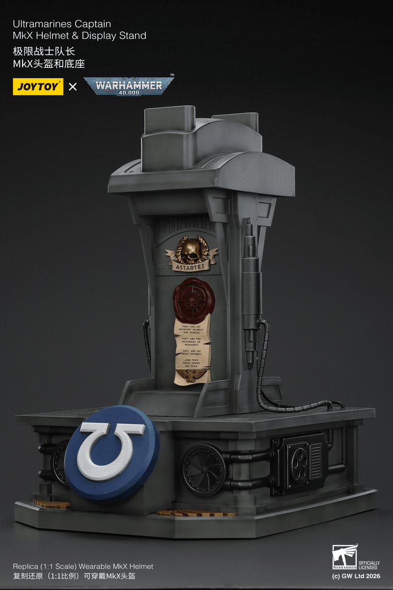 JOYTOY - Ultramarines Captain MkX Helmet & Display Stand (Preorder Q3 2026) - Action & Toy Figures -  Joy Toy