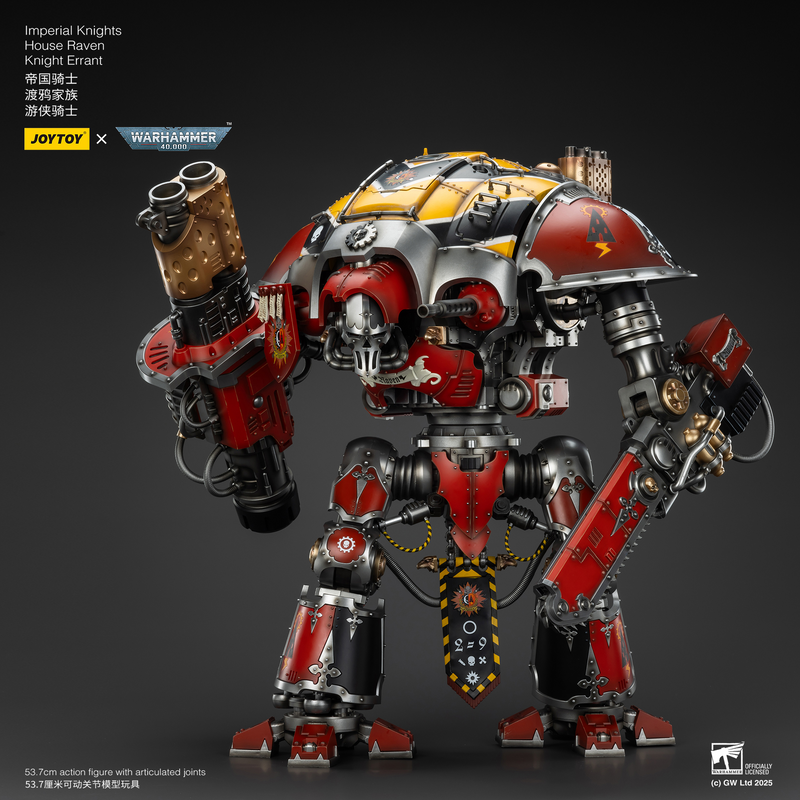 Warhammer 40K - Imperial Knights - House Raven Knight Errant (Preorder December 2025) - Collectables > Action Figures > toys -  Joy Toy