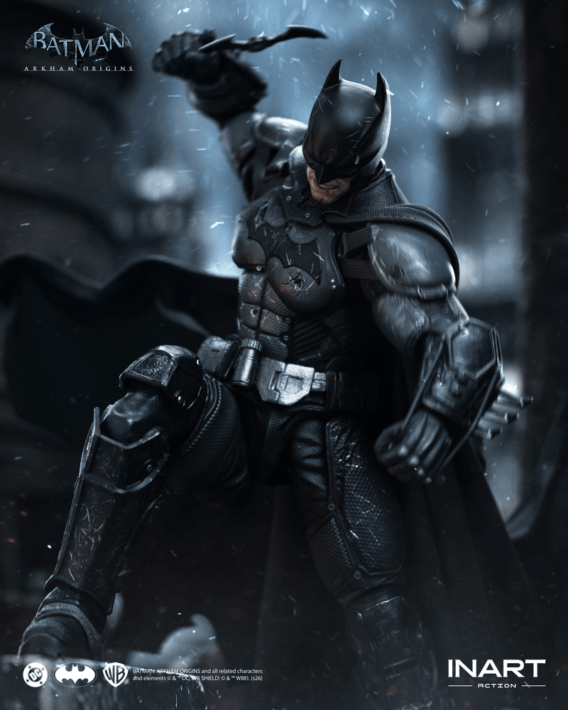 INART Action - Batman: Arkham Origins - Batman (Battle Damaged Version) (Preorder Dec 2026)