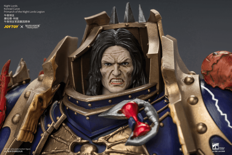JoyToy - Warhammer: The Horus Heresy - Night Lords Konrad Curze Primarch of the Night Lords Legion (Preorder Q4 2026)