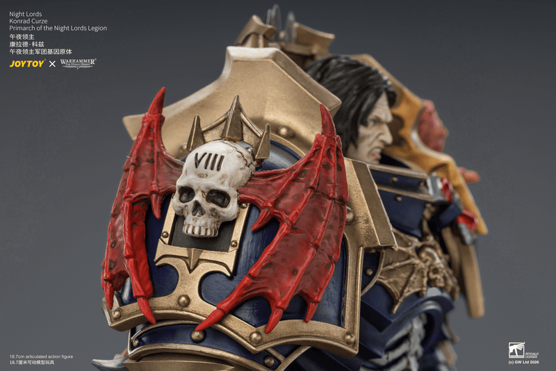 JoyToy - Warhammer: The Horus Heresy - Night Lords Konrad Curze Primarch of the Night Lords Legion (Preorder Q4 2026)