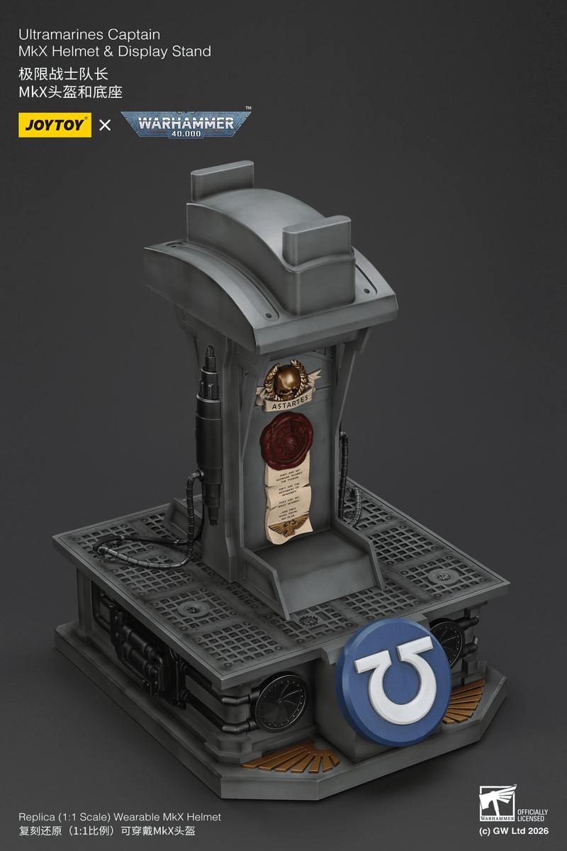 JOYTOY - Ultramarines Captain MkX Helmet & Display Stand (Preorder Q3 2026) - Action & Toy Figures -  Joy Toy