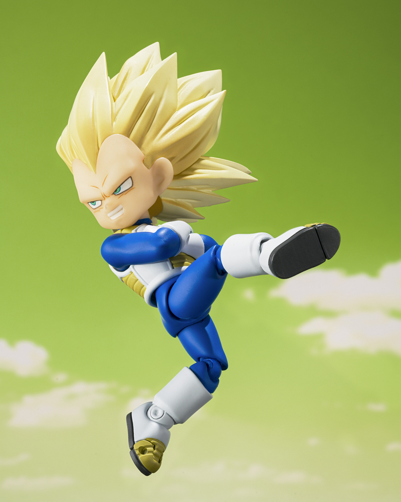 Dragon Ball Daima - S.H.Figuarts - Super Saiyan 3 Vegeta (Mini) - Exclusive - Collectables > Action Figures > toys -  Bandai