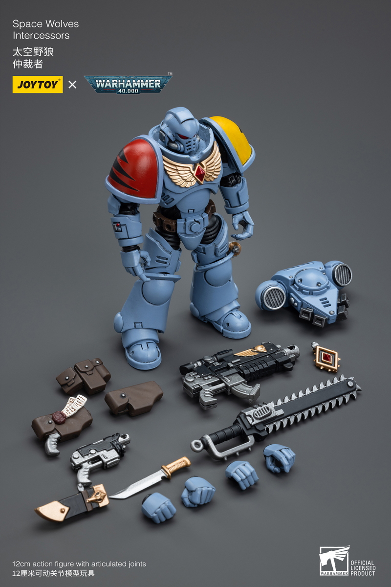 Joytoy - Warhammer 40K - Space Wolves-  Intercessors - Ver. 2 (preorder) - Collectables > Action Figures > toys -  Joy Toy