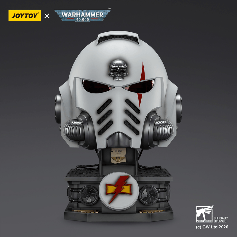 JOYTOY - White Scars MkX Helmet & Display Stand (Preorder Aug 2026) - Action & Toy Figures -  Joy Toy