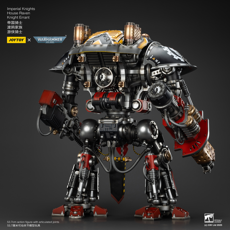 Warhammer 40K - Imperial Knights - House Raven Knight Errant (Preorder December 2025) - Collectables > Action Figures > toys -  Joy Toy