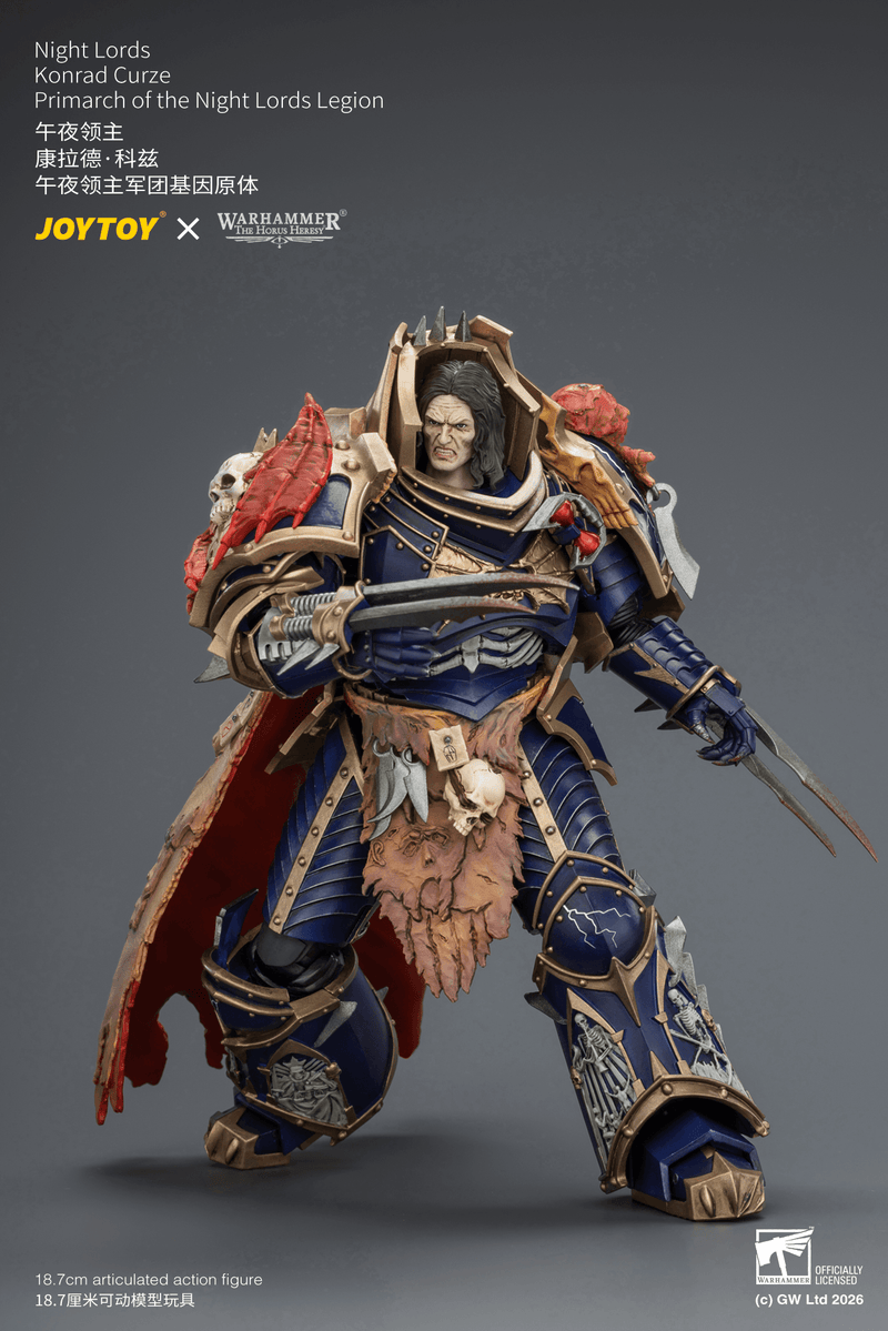 JoyToy - Warhammer: The Horus Heresy - Night Lords Konrad Curze Primarch of the Night Lords Legion (Preorder Q4 2026)