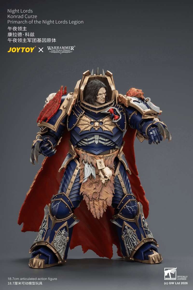 JoyToy - Warhammer: The Horus Heresy - Night Lords Konrad Curze Primarch of the Night Lords Legion (Preorder Q4 2026)