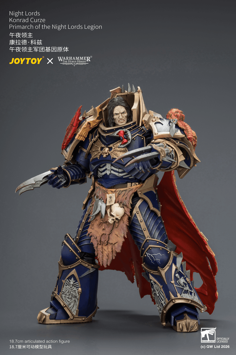 JoyToy - Warhammer: The Horus Heresy - Night Lords Konrad Curze Primarch of the Night Lords Legion (Preorder Q4 2026)