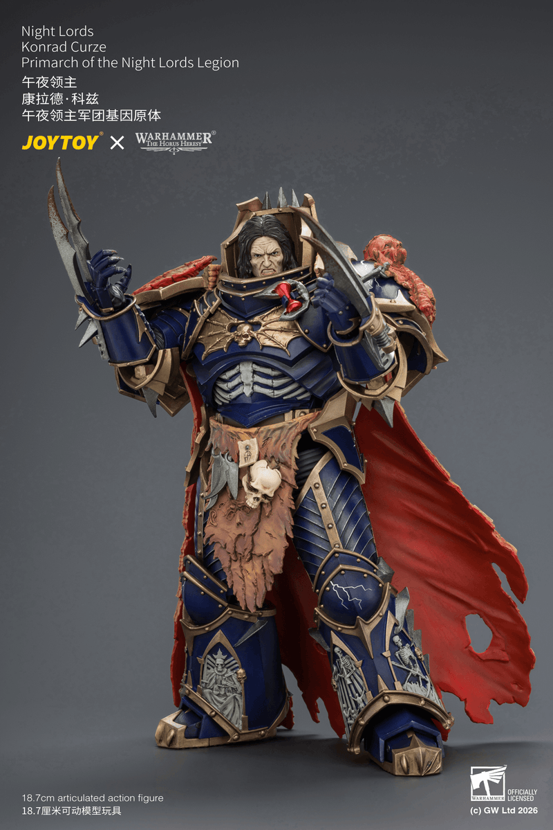 JoyToy - Warhammer: The Horus Heresy - Night Lords Konrad Curze Primarch of the Night Lords Legion (Preorder Q4 2026)