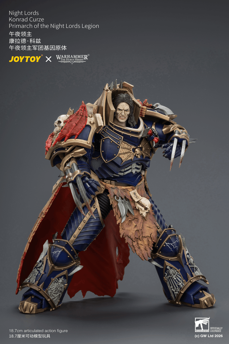 JoyToy - Warhammer: The Horus Heresy - Night Lords Konrad Curze Primarch of the Night Lords Legion (Preorder Q4 2026)