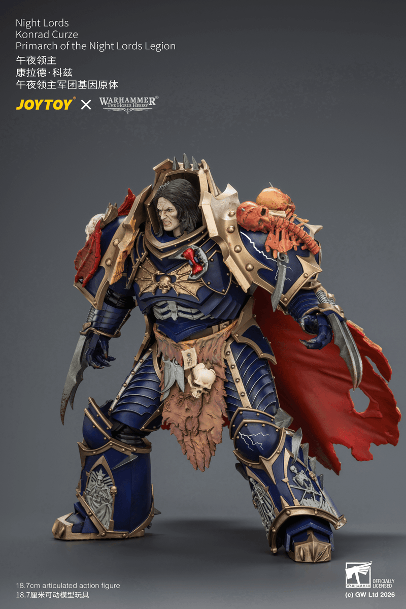 JoyToy - Warhammer: The Horus Heresy - Night Lords Konrad Curze Primarch of the Night Lords Legion (Preorder Q4 2026)