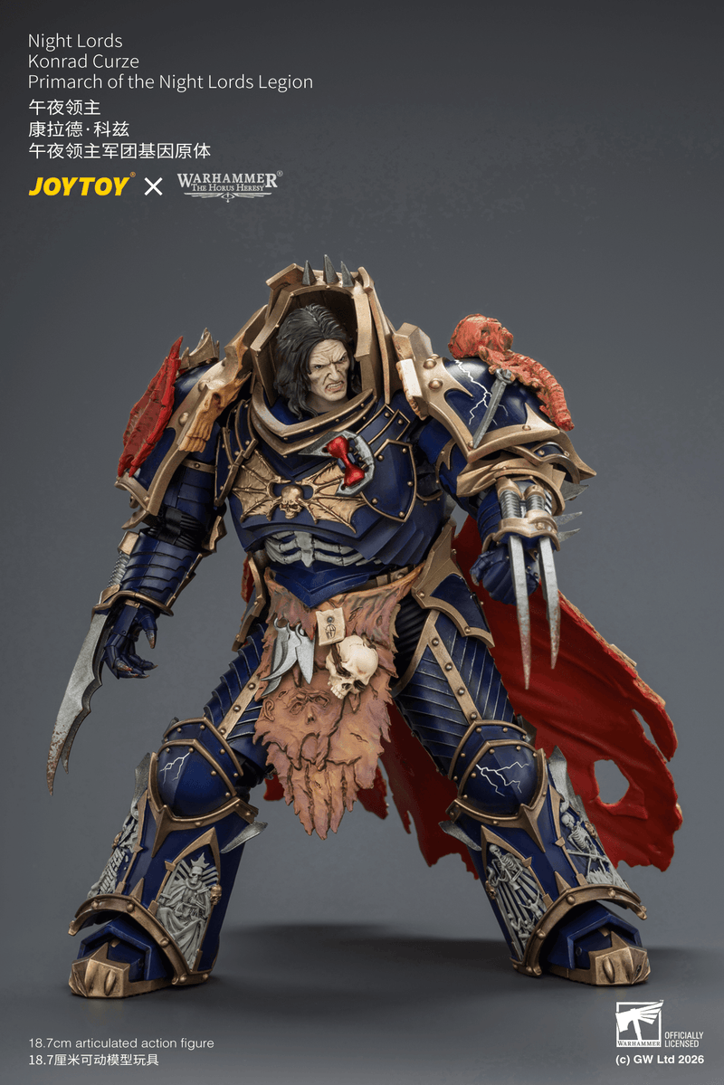 JoyToy - Warhammer: The Horus Heresy - Night Lords Konrad Curze Primarch of the Night Lords Legion (Preorder Q4 2026)