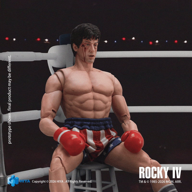 Rocky IV - Rocky Boxer Version 1/12 Scale Action Figure (Preorder Q1 2027) - Collectables > Action Figures > toys -  HIYA TOYS