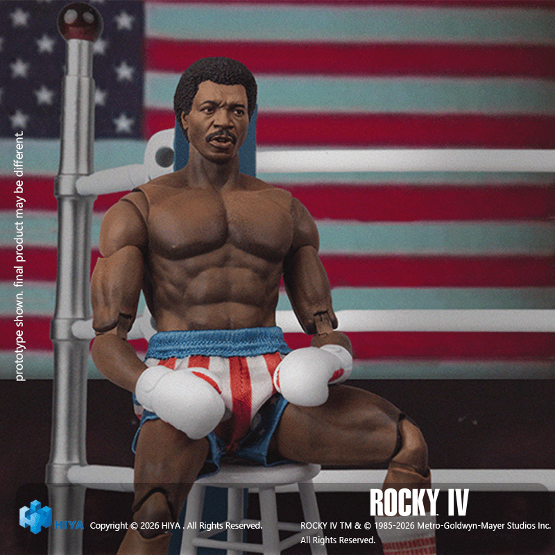 Rocky IV - Apollo Creed 1/12 Scale Action Figure (Preorder Dec 2026)