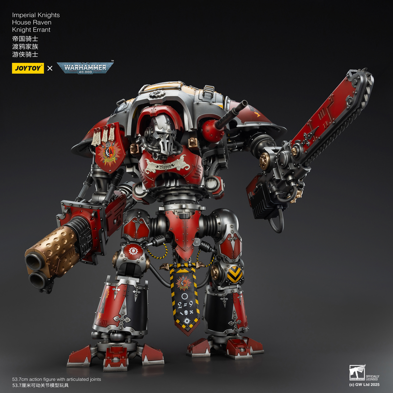 Warhammer 40K - Imperial Knights - House Raven Knight Errant (Preorder December 2025) - Collectables > Action Figures > toys -  Joy Toy