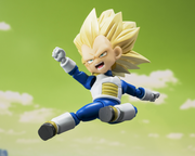 Dragon Ball Daima - S.H.Figuarts - Super Saiyan 3 Vegeta (Mini) - Exclusive - Collectables > Action Figures > toys -  Bandai