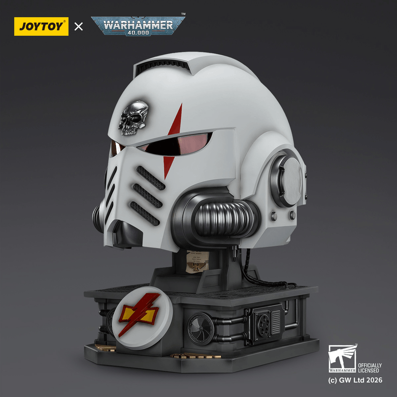 JOYTOY - White Scars MkX Helmet & Display Stand (Preorder Aug 2026) - Action & Toy Figures -  Joy Toy