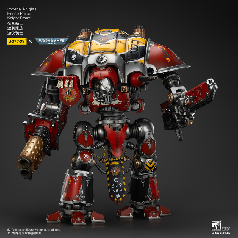 Warhammer 40K - Imperial Knights - House Raven Knight Errant (Preorder December 2025) - Collectables > Action Figures > toys -  Joy Toy