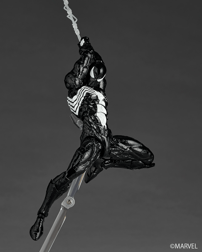 Marvel Comics - Amazing Yamaguchi Revoltech NR147 - Symbiote Suit Spider-Man (Reissue) (Preorder Q2 2027)