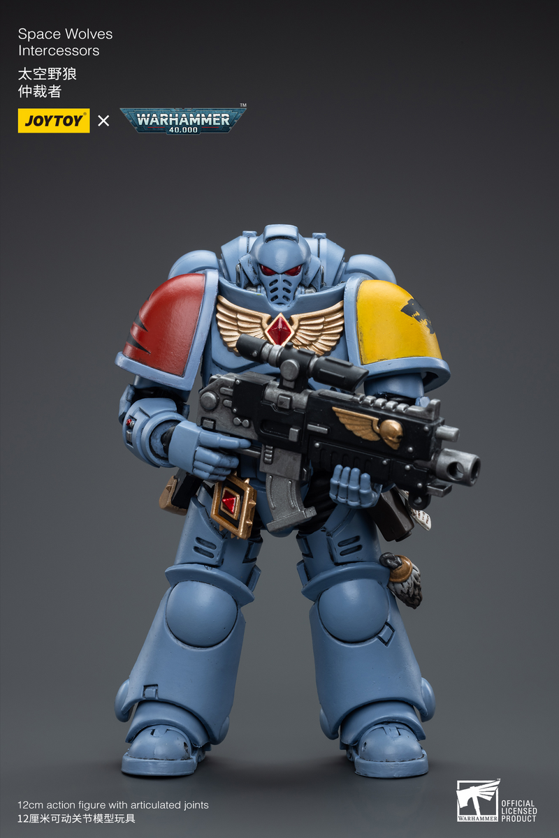 Joytoy - Warhammer 40K - Space Wolves-  Intercessors - Ver. 2 (preorder) - Collectables > Action Figures > toys -  Joy Toy