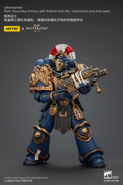 Warhammer 40K - Ultramarines - Relic Secundus Armour with Artificer Bolt Rifle, Chainsword and Bolt Pistol (Preorder December 2025) - Collectables > Action Figures > toys -  Joy Toy