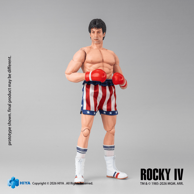 Rocky IV - Rocky Boxer Version 1/12 Scale Action Figure (Preorder Q1 2027) - Collectables > Action Figures > toys -  HIYA TOYS