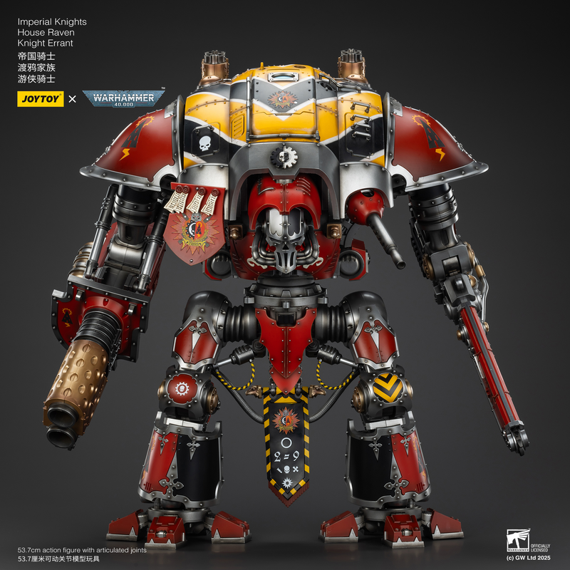 Warhammer 40K - Imperial Knights - House Raven Knight Errant (Preorder December 2025) - Collectables > Action Figures > toys -  Joy Toy