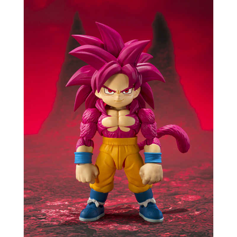 Dragon Ball Daima - S.H.Figuarts - Super Saiyan 4 Goku (Mini) - Exclusive - Collectables > Action Figures > toys -  Bandai