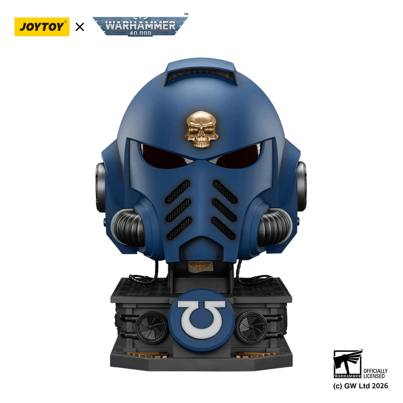 JOYTOY - Ultramarines Captain MkX Helmet & Display Stand (Preorder Q3 2026) - Action & Toy Figures -  Joy Toy