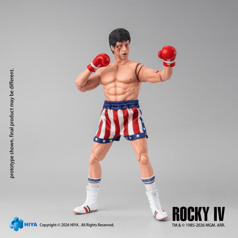 Rocky IV - Rocky Boxer Version 1/12 Scale Action Figure (Preorder Q1 2027) - Collectables > Action Figures > toys -  HIYA TOYS