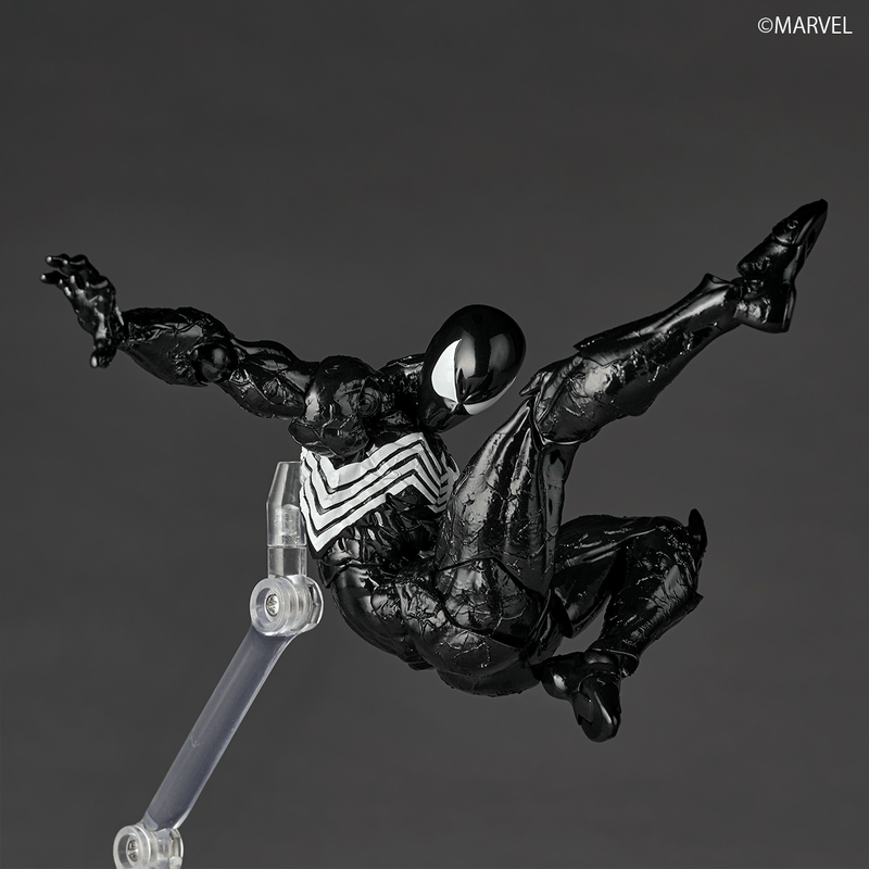 Marvel Comics - Amazing Yamaguchi Revoltech NR147 - Symbiote Suit Spider-Man (Reissue) (Preorder Q2 2027)