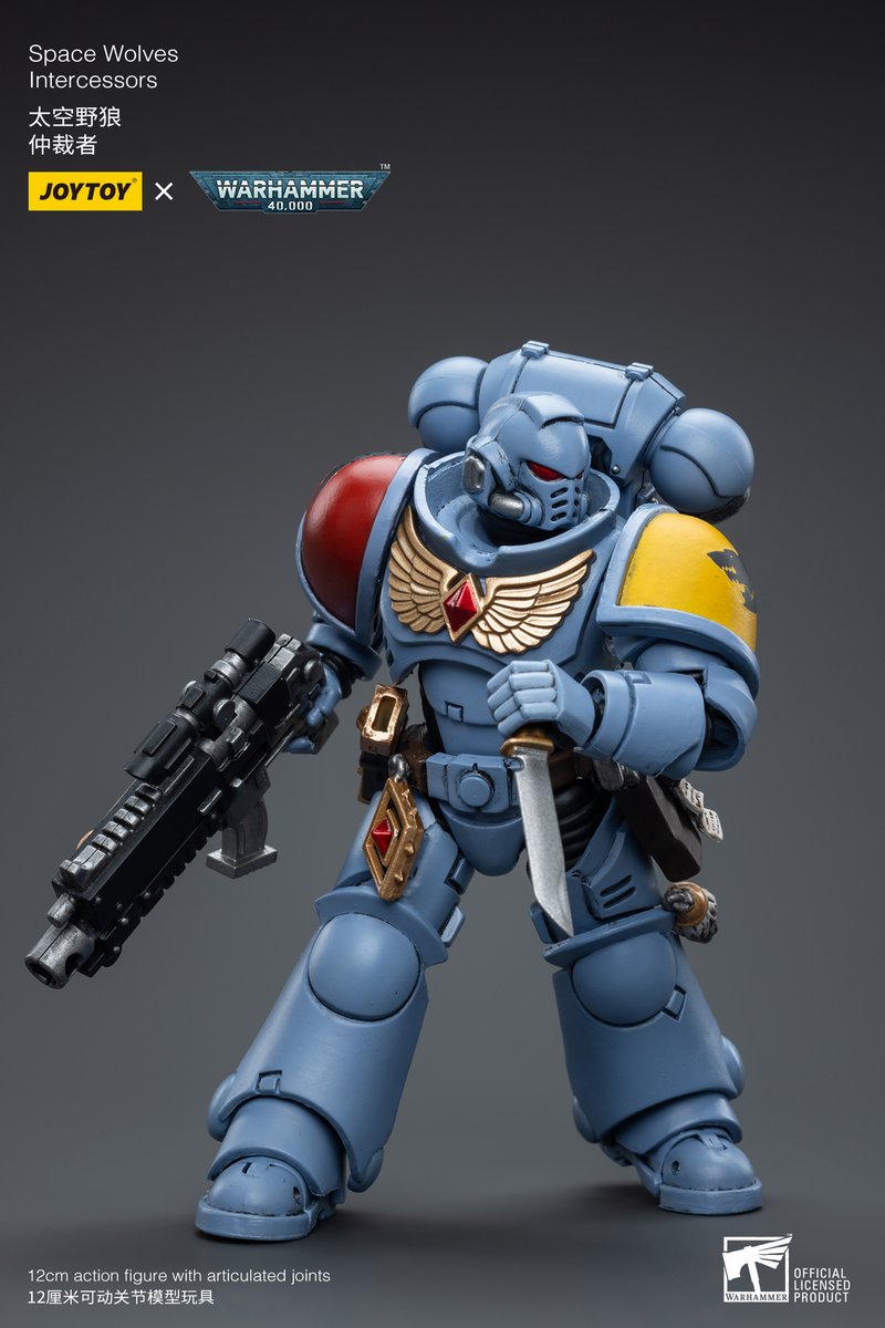 Joytoy - Warhammer 40K - Space Wolves-  Intercessors - Ver. 2 (preorder) - Collectables > Action Figures > toys -  Joy Toy