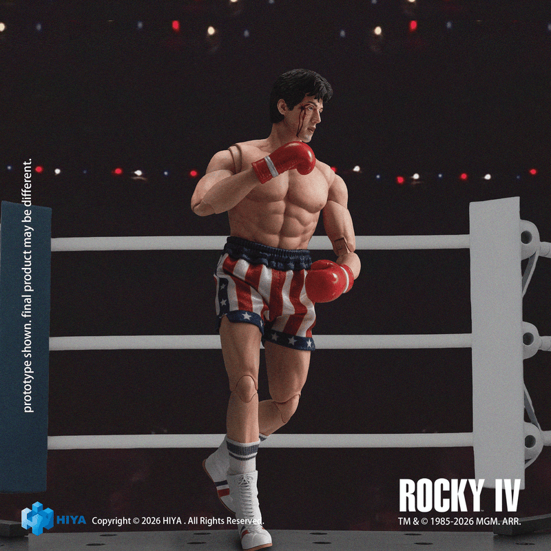 Rocky IV - Rocky Boxer Version 1/12 Scale Action Figure (Preorder Q1 2027) - Collectables > Action Figures > toys -  HIYA TOYS