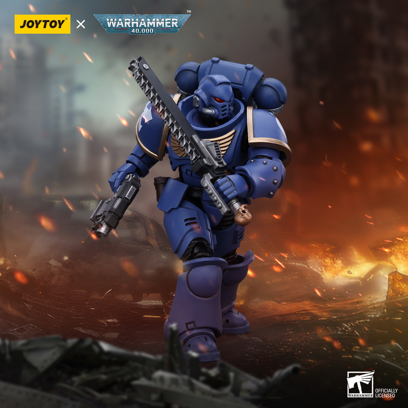 Warhammer 40k - Ultramarines - Intercessors Brother Catonus - Collectables > Action Figures > toys -  Joy Toy