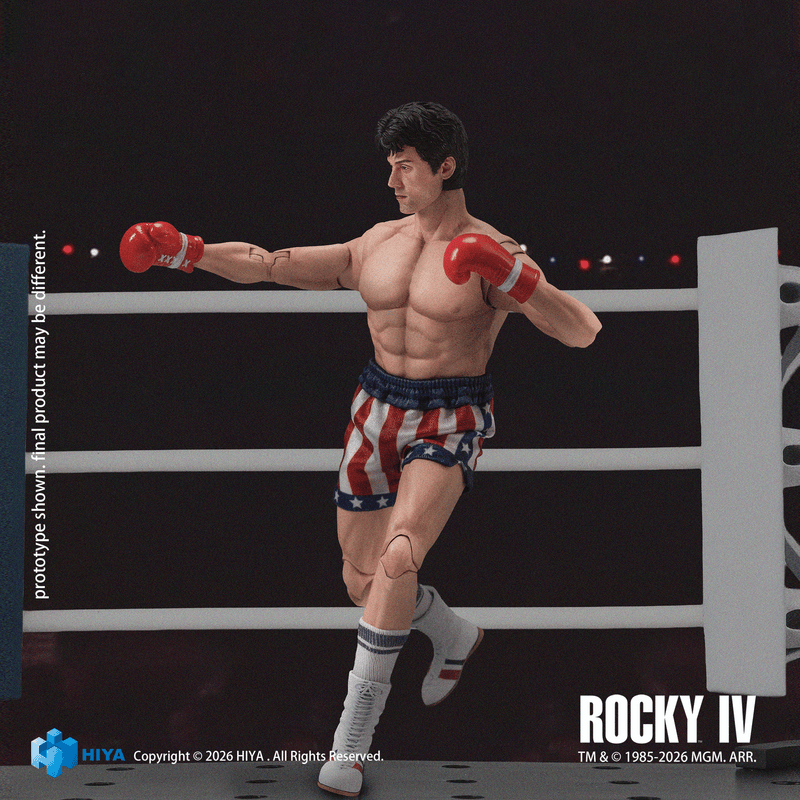 Rocky IV - Rocky Boxer Version 1/12 Scale Action Figure (Preorder Q1 2027) - Collectables > Action Figures > toys -  HIYA TOYS