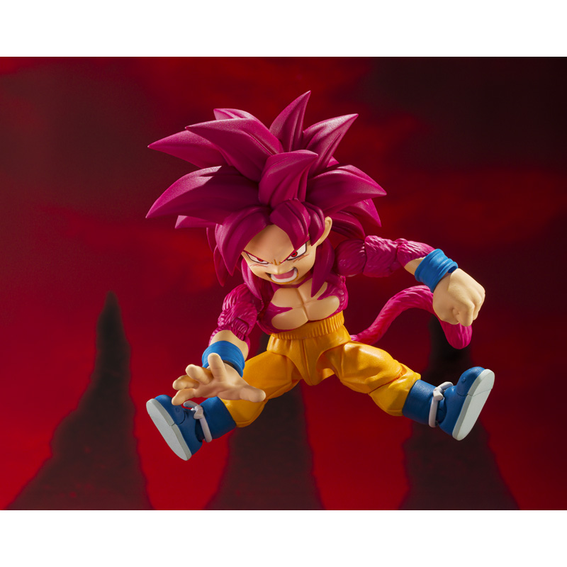 Dragon Ball Daima - S.H.Figuarts - Super Saiyan 4 Goku (Mini) - Exclusive - Collectables > Action Figures > toys -  Bandai