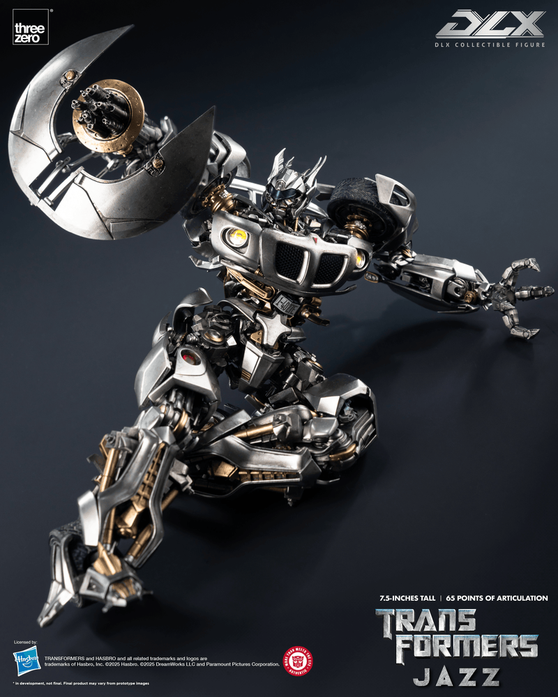 Transformers DLX Scale Collectible Series Jazz Action Figure (Preorder March/April 2026) - Collectables > Action Figures > toys -  ThreeZero