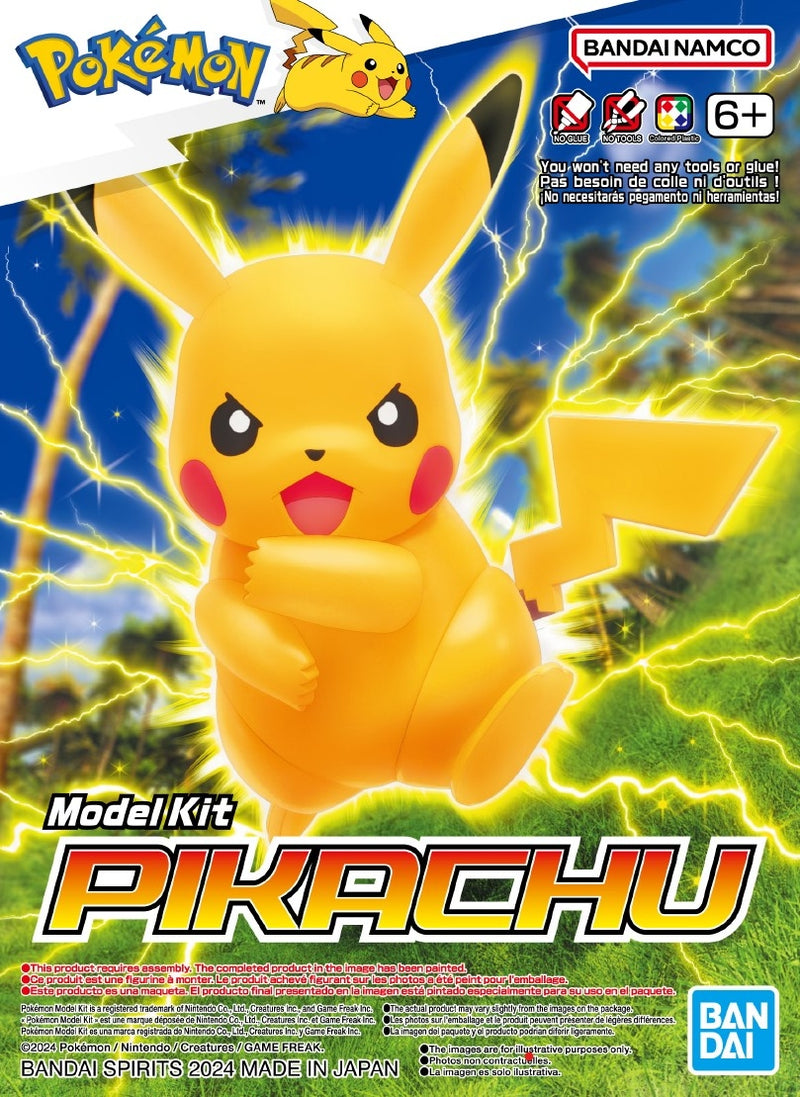 Pokemon Model Kit - Pikachu - Model Kit > Collectable > Gunpla > Hobby -  Bandai
