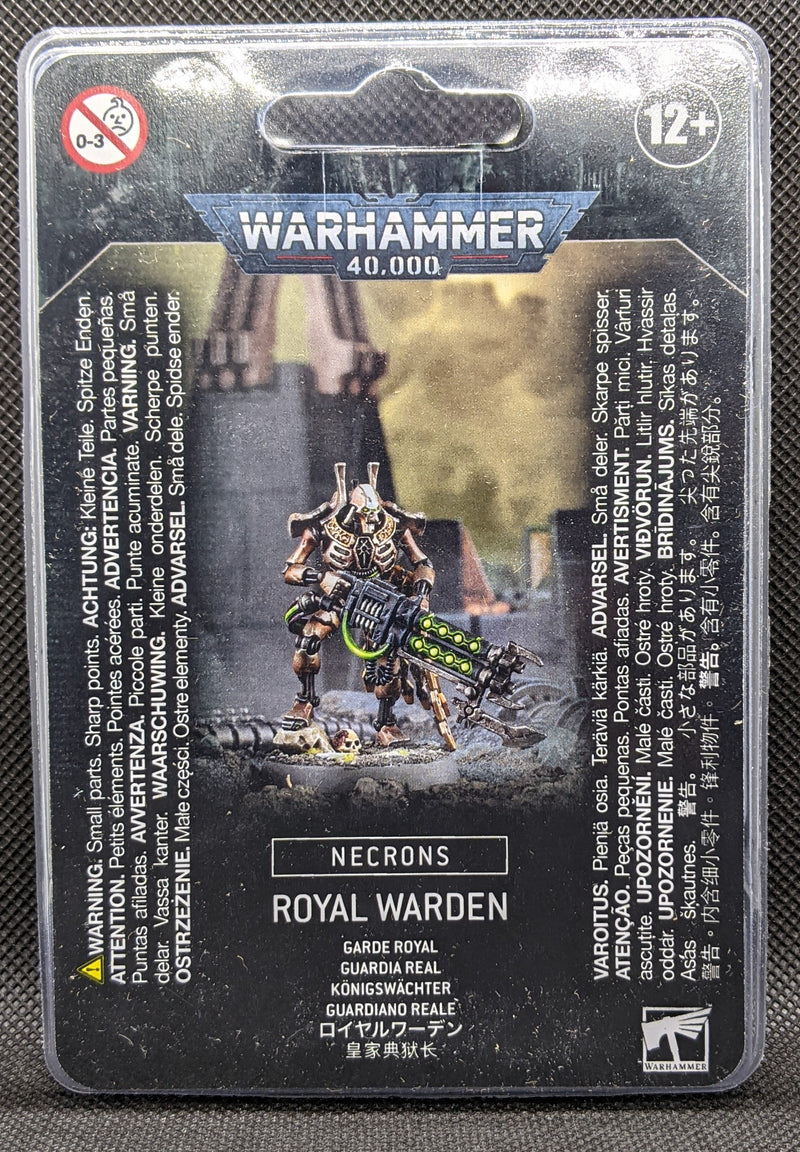 Warhammer 40,000 - Necrons - Royal Warden - Miniature -  Games Workshop