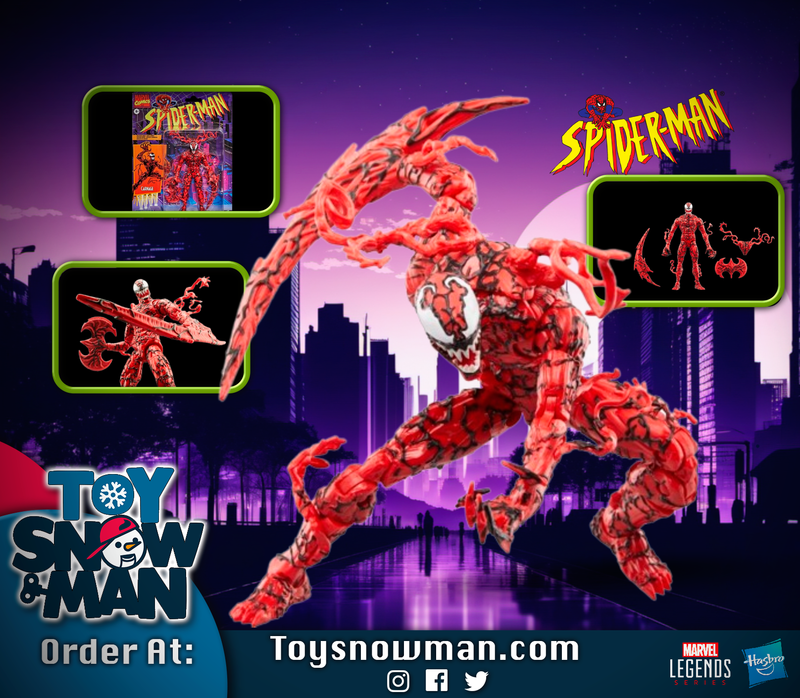 Marvel Legends - Retro Carnage (preorder July) - Collectables > Action Figures > toys -  Hasbro