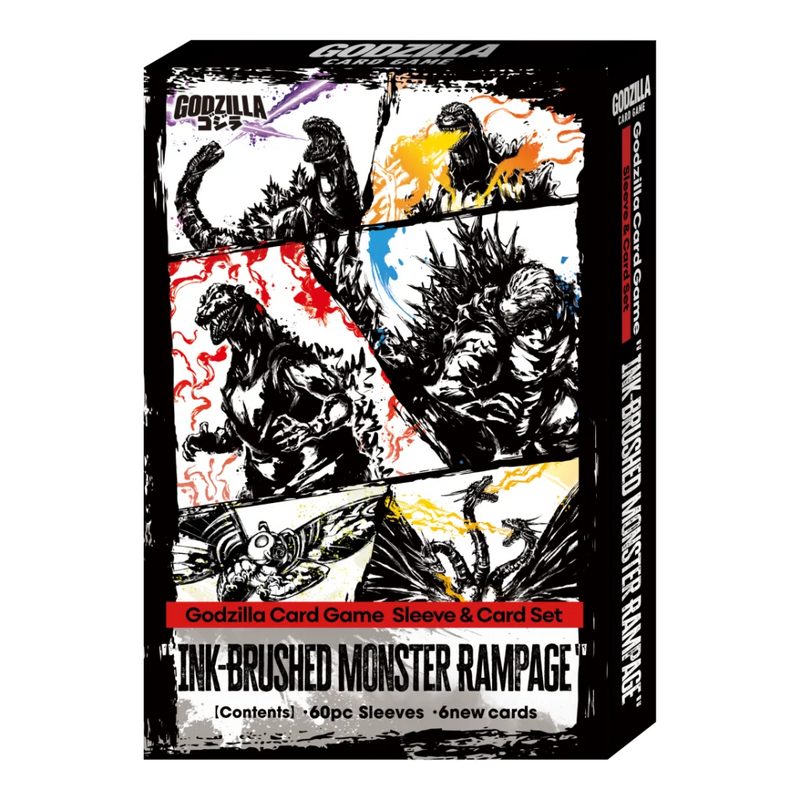 Godzilla Card Game - Ink-Brushed Monster Rampage - Sleeve & Card Set