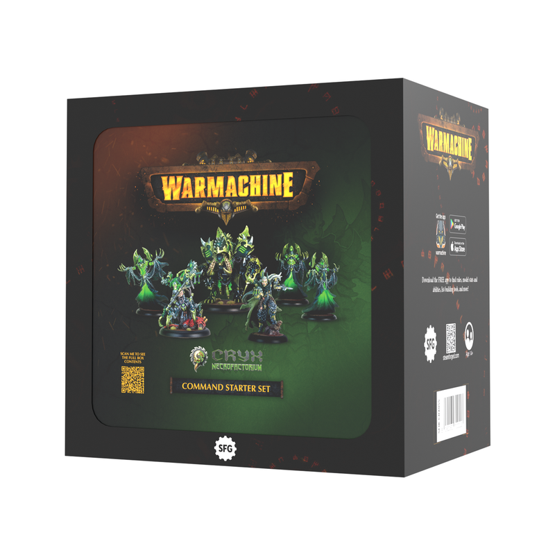 Warmachine - Cryx Necrofactorium - Command Starter - Miniature -  Steamforged Games